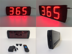 カウントダウンタイマー　看板　大型　TY-D36R/W　日数3桁　マウンテンホーク