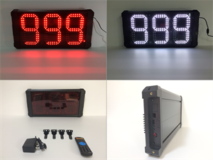 大型カウントダウンタイマー　TY-D38RW 8インチ　マウンテンホーク